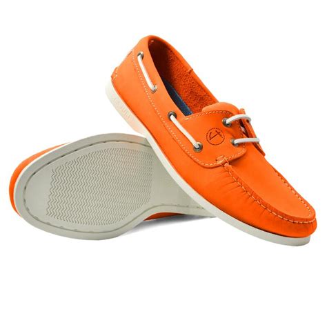 Heren Oranje Schoenen 